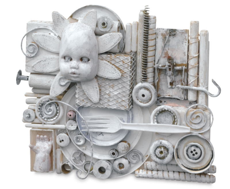 Kids Assemblage Art
