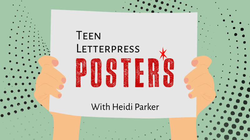 Teen Letterpress Posters