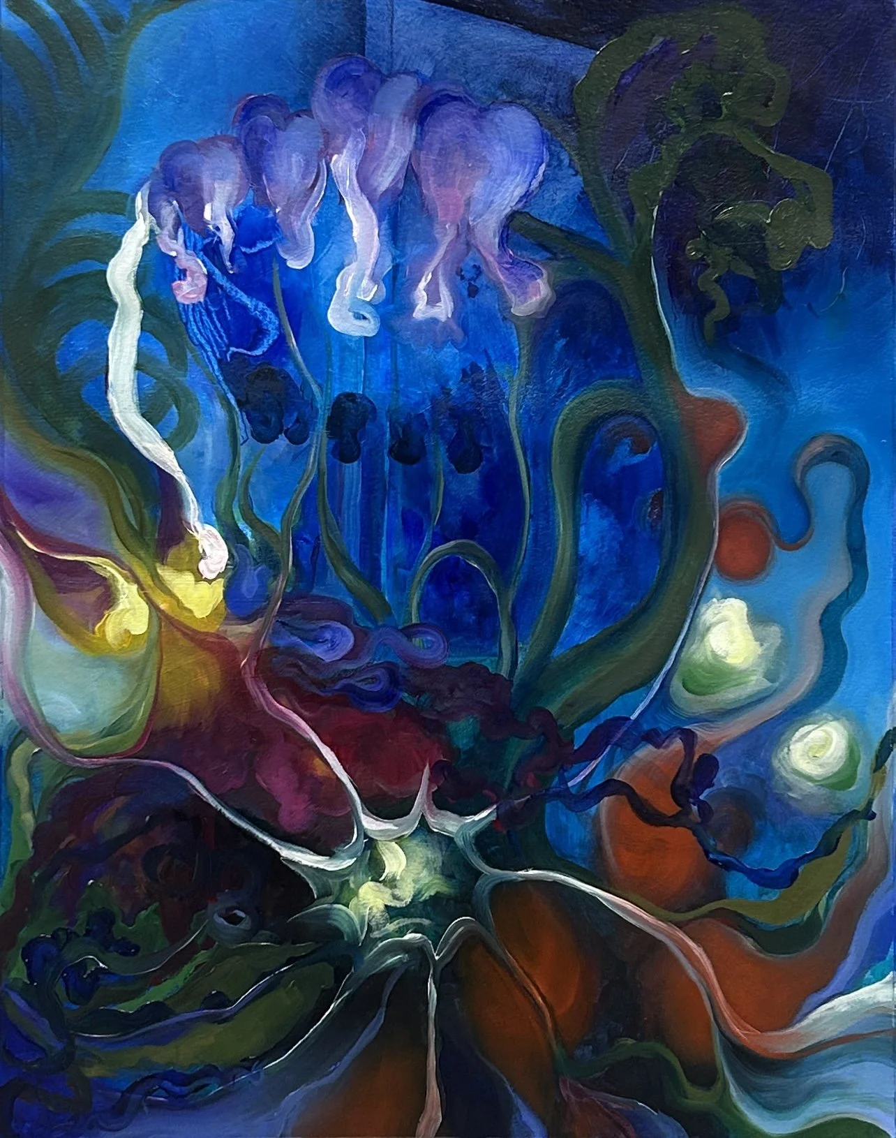 Oil Painting: Abstract Florals