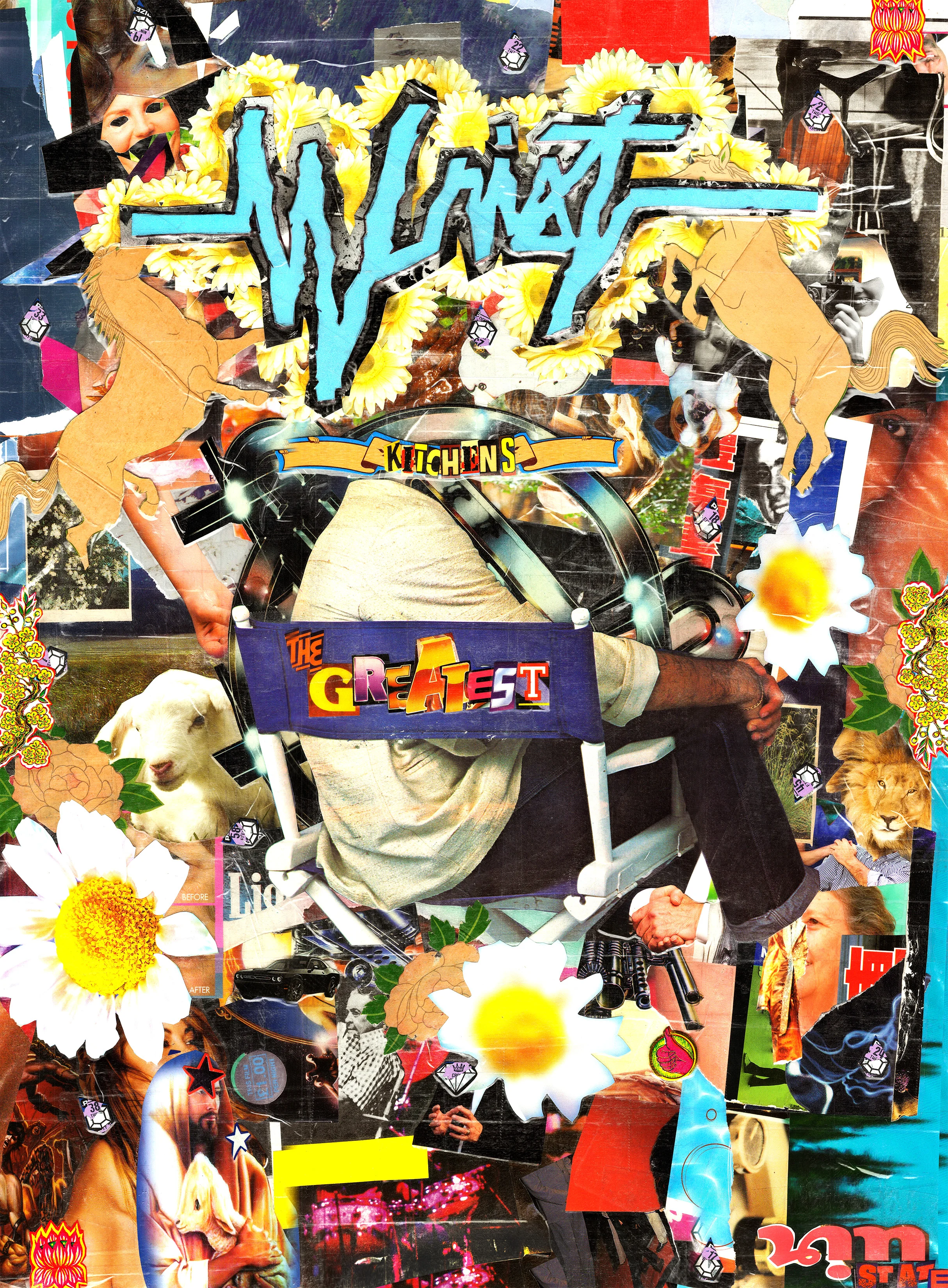 Promotional poster for indie artist Wrist Beats: Kitchens Vol. 1 Mix Tape 2018