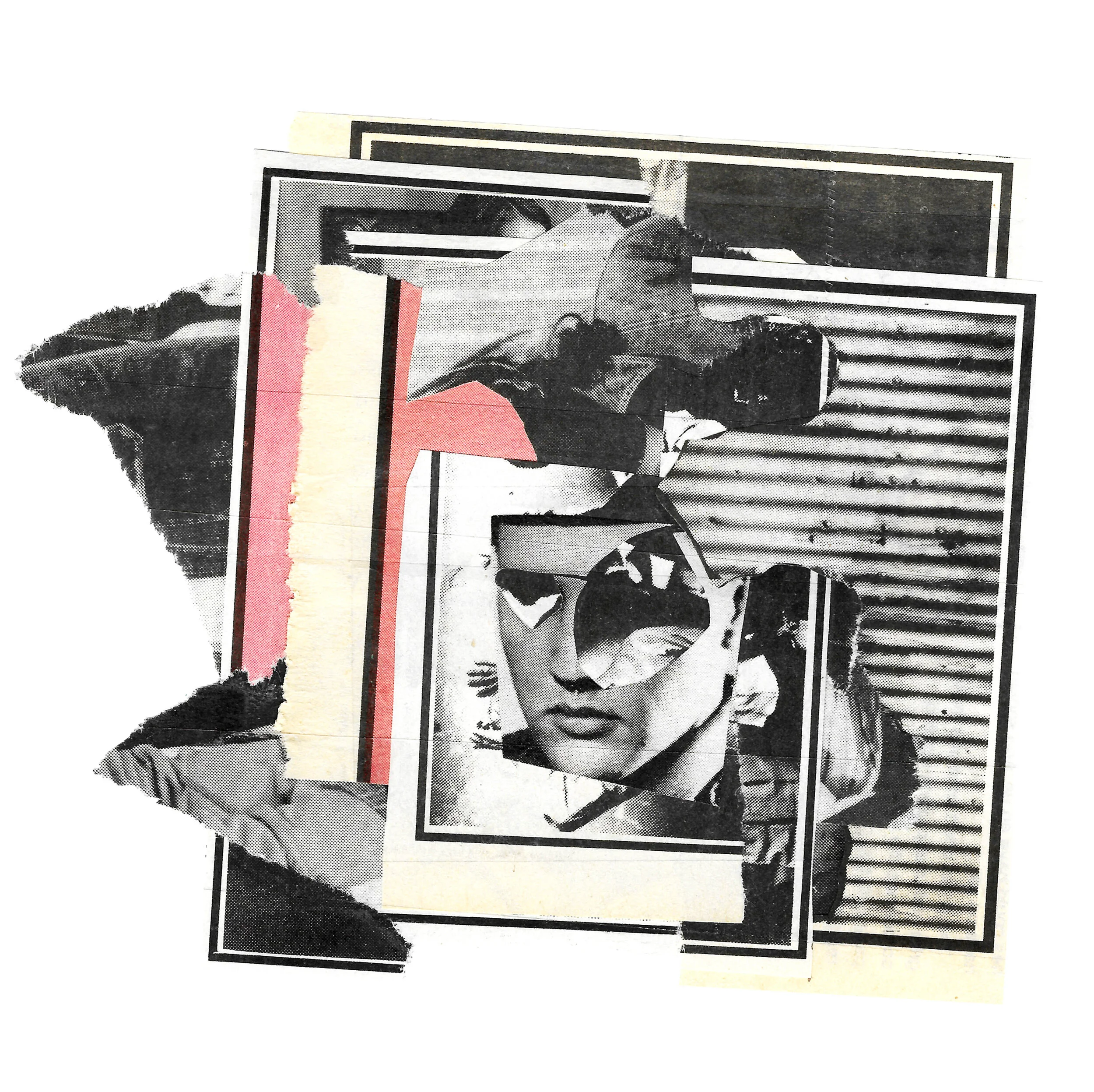 Dethroned, abstract collage 2019