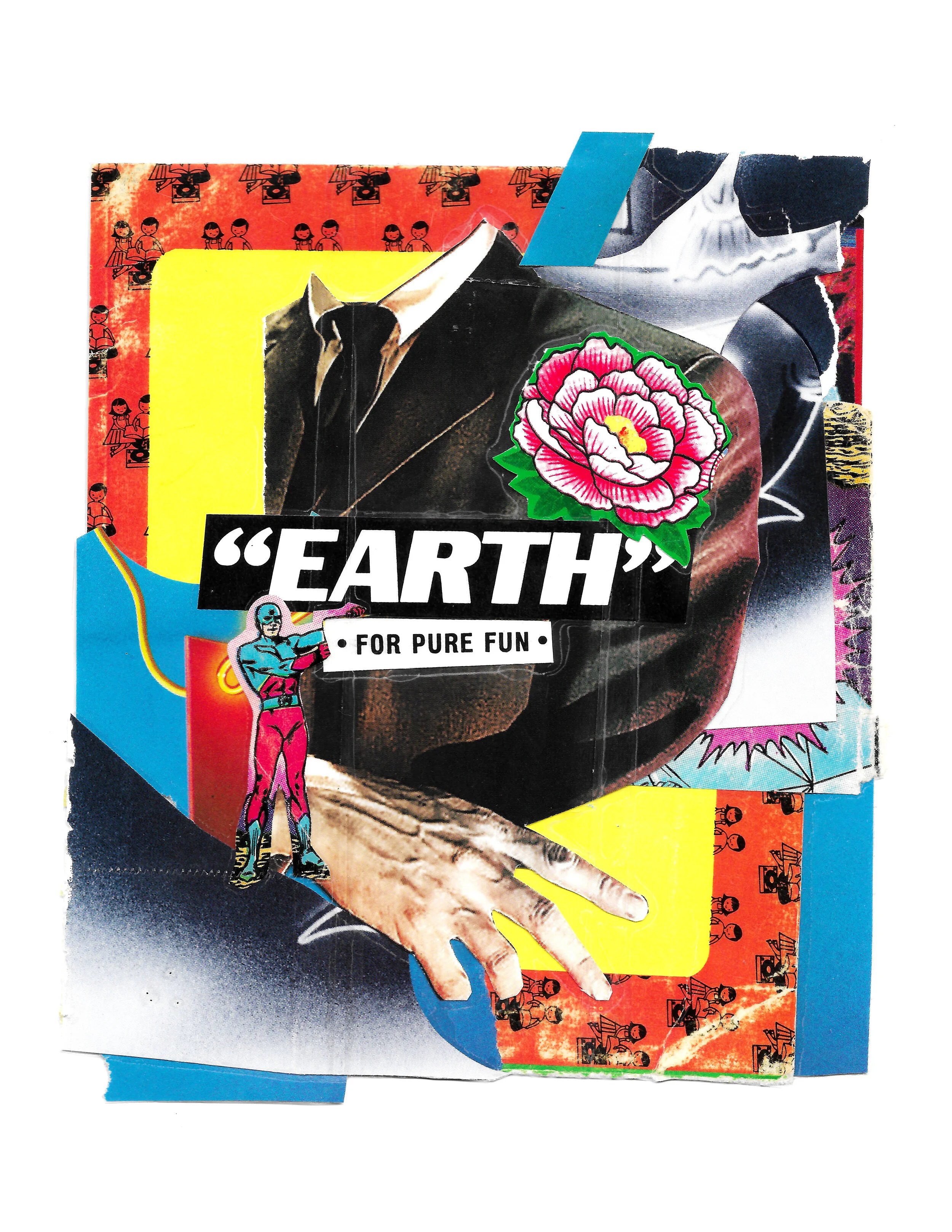 Ground Control, abstract collage 2020