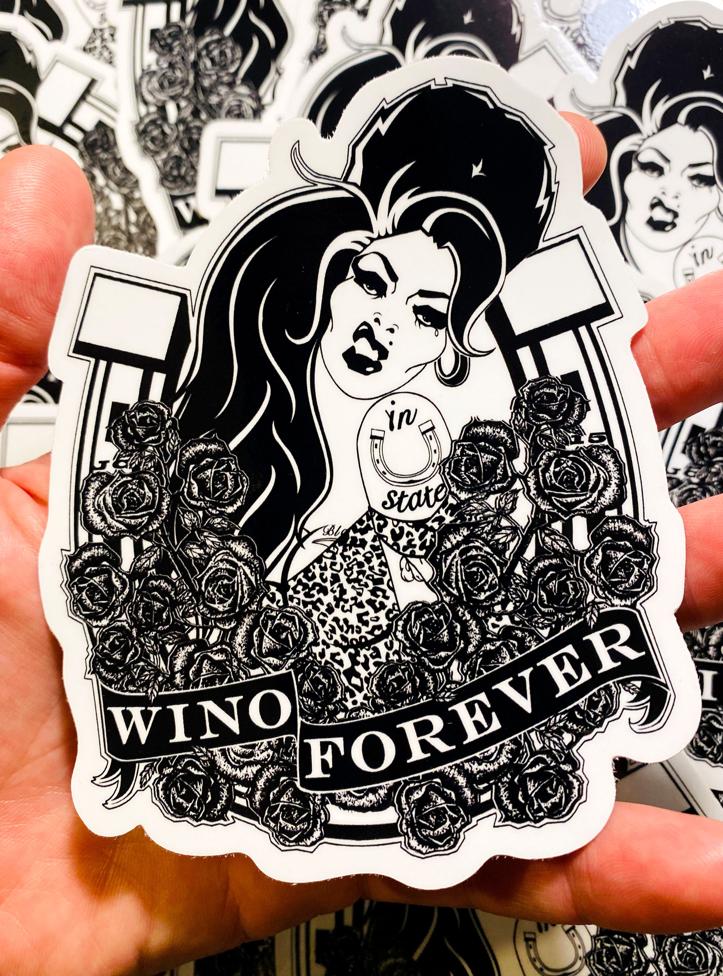 Wino Forever vinyl sticker 