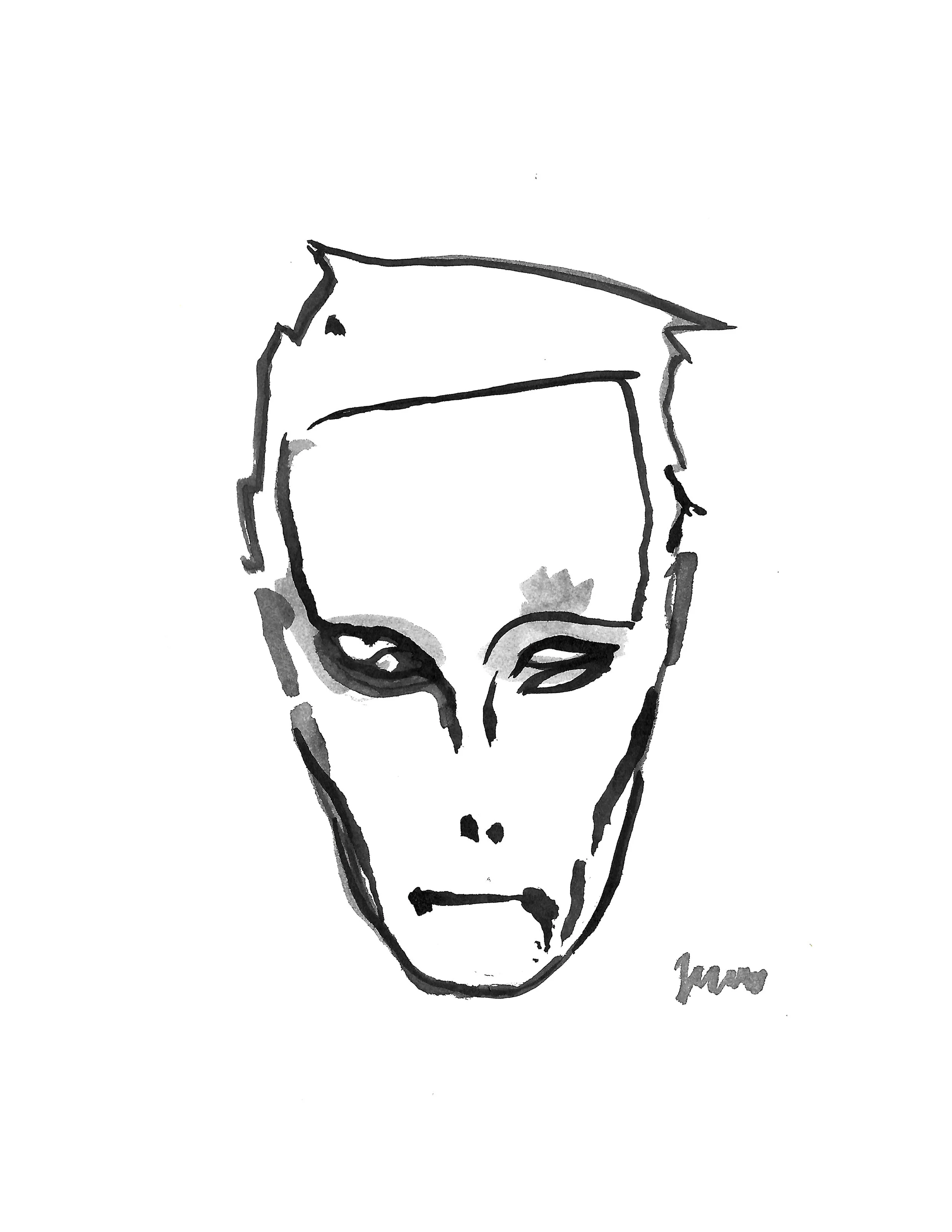 Untitled, ink illustration 2020
