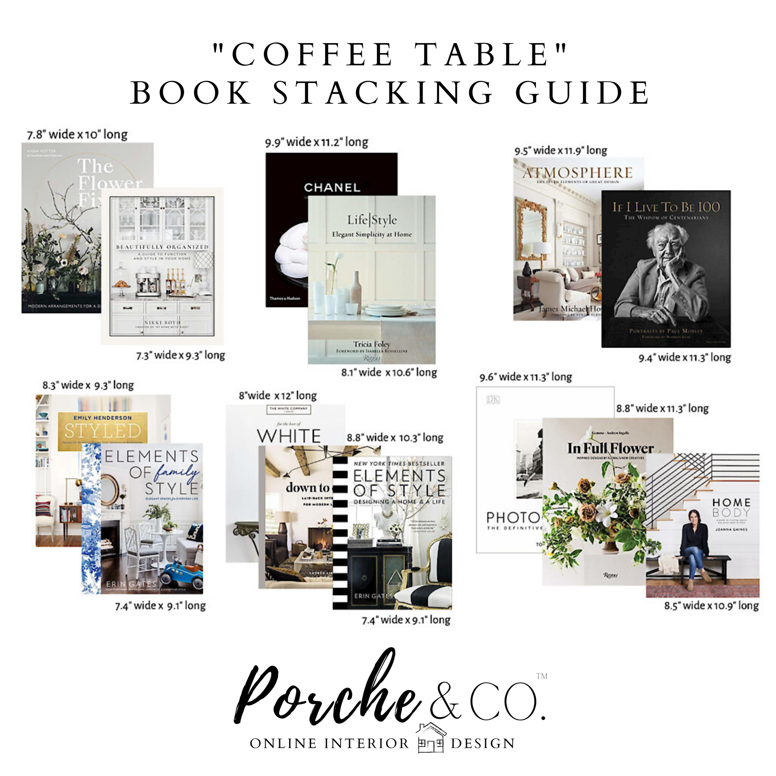 Our EASY Coffee Table Book Stacking Guide :: STRESS FREE!