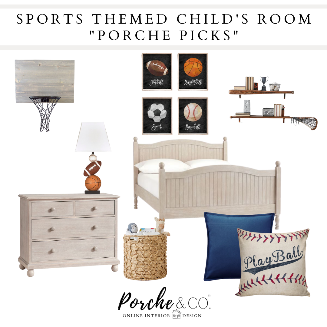 Porche Picks :: Sports Themed Child's Bedroom  