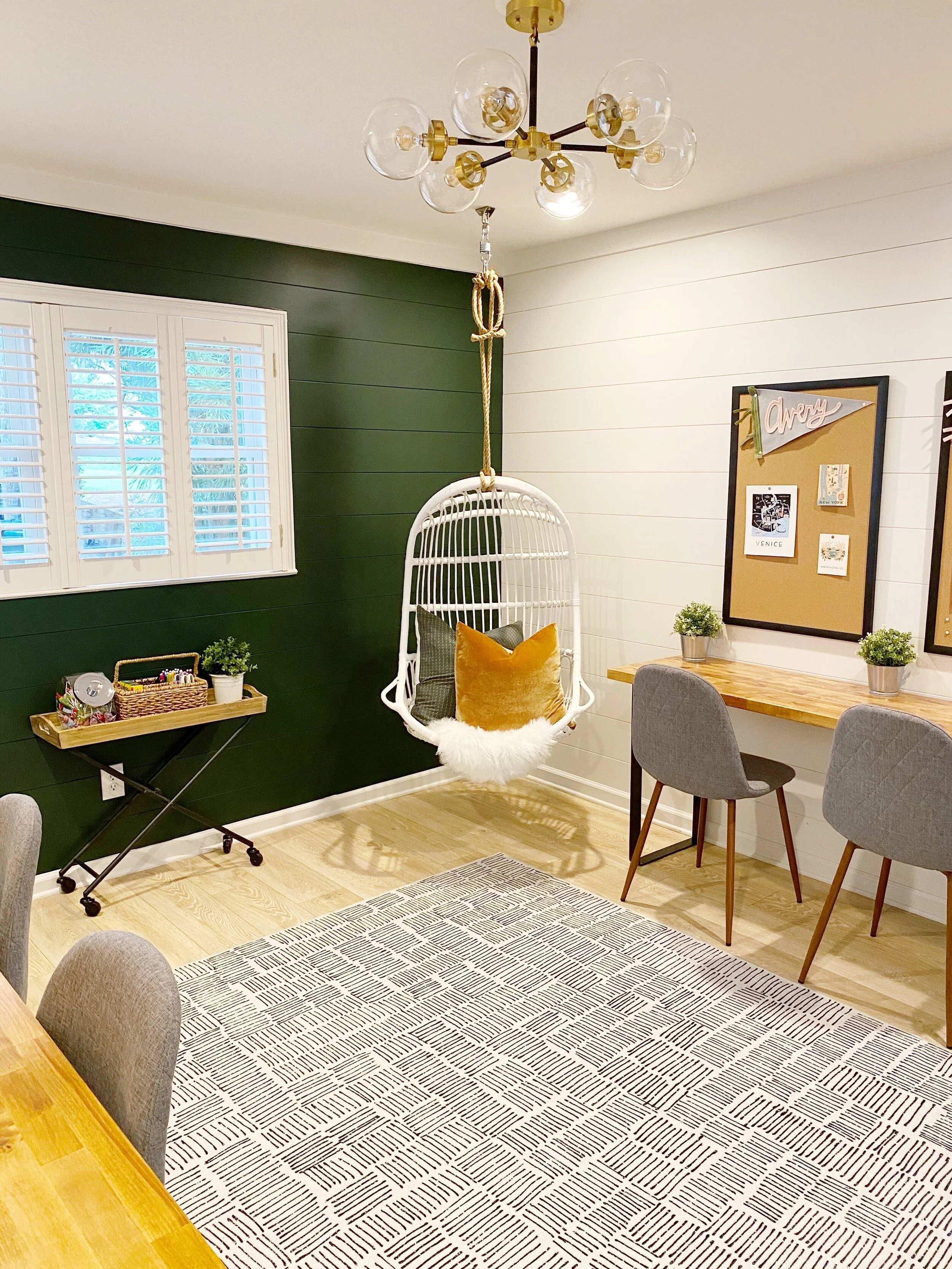 Porche Picks:: How to Hang the Serena &amp; Lily Hanging Rattan Chair