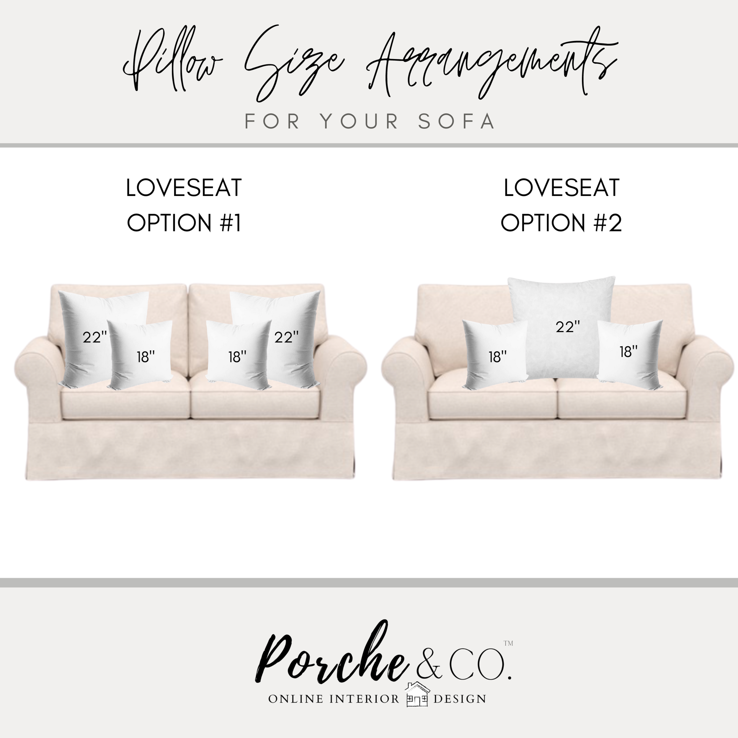 How To Arrange Sofa Pillows