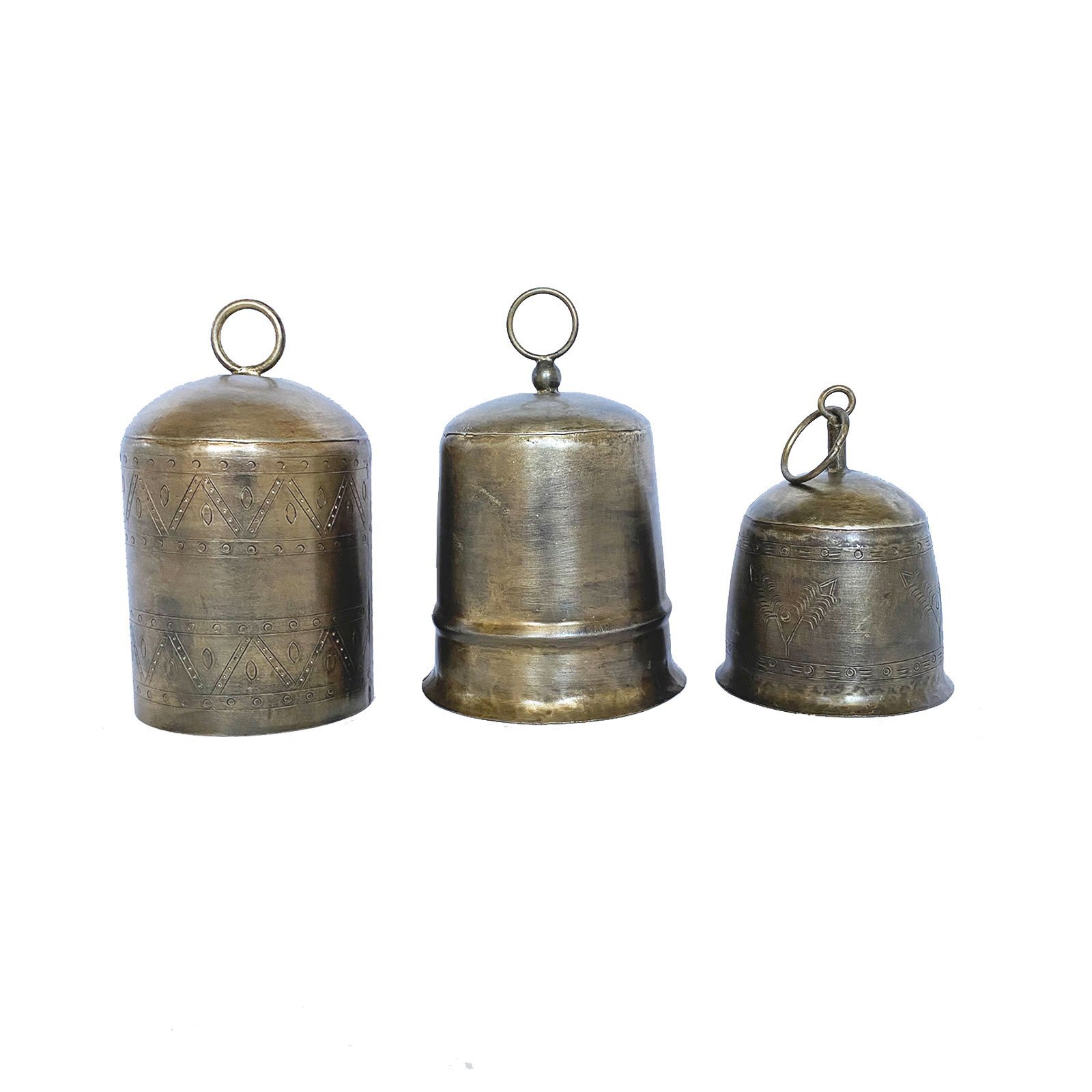 Brass Bell Set