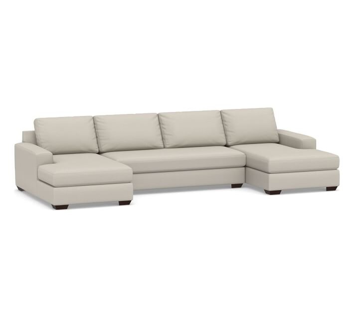 Big Sur Square Arm Upholstered U-Shaped Chaise Sectional