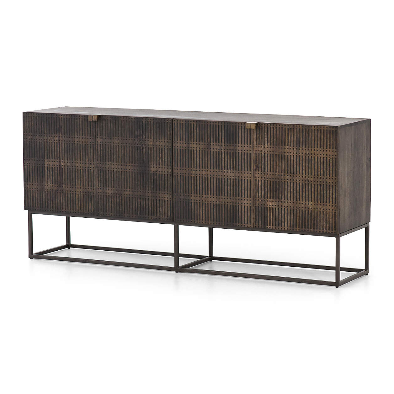 Ivan Wood and Iron Media Console