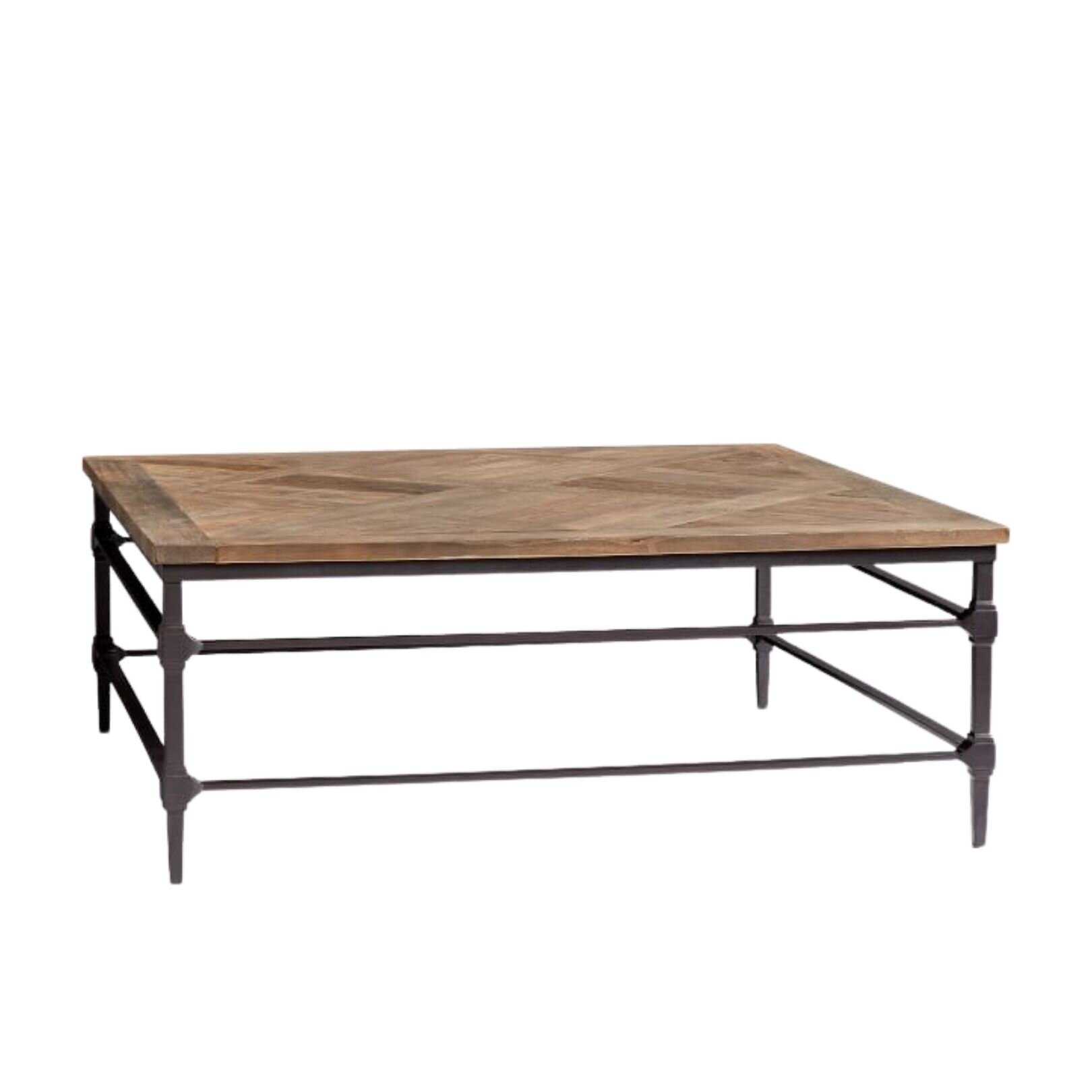 Parquet 46" Square Reclaimed Wood Coffee Table