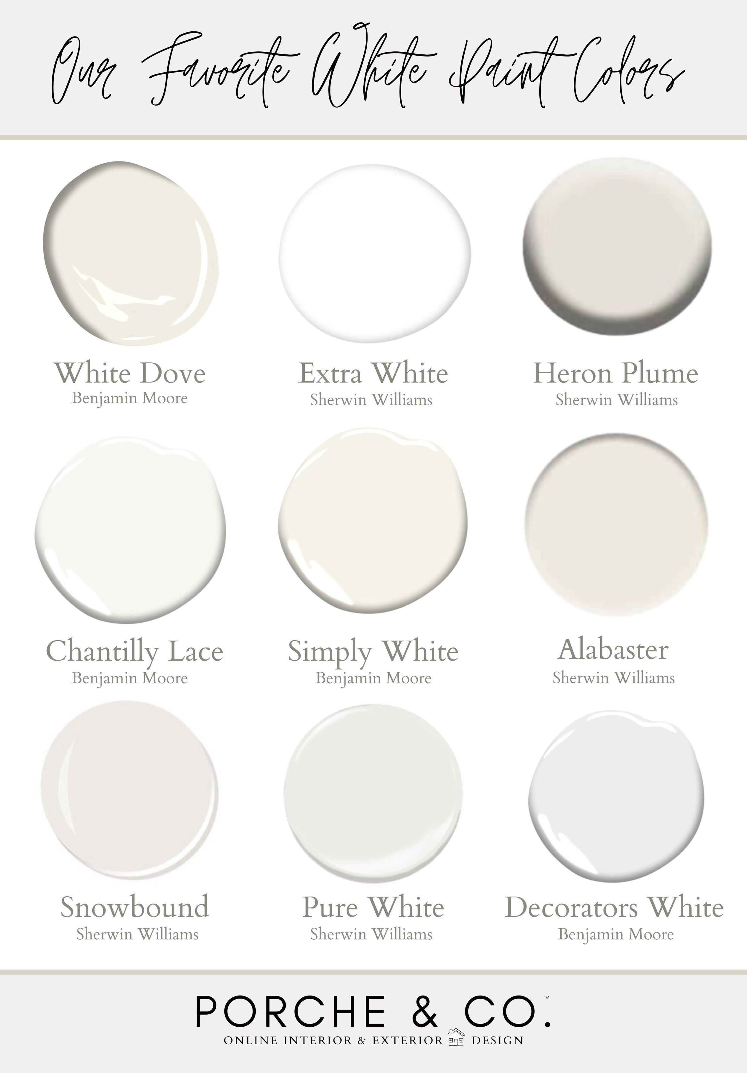 Pure Simply White Paint Color For Furniture