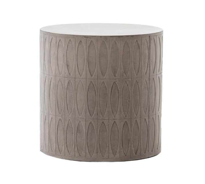Woolf Concrete Round End Table