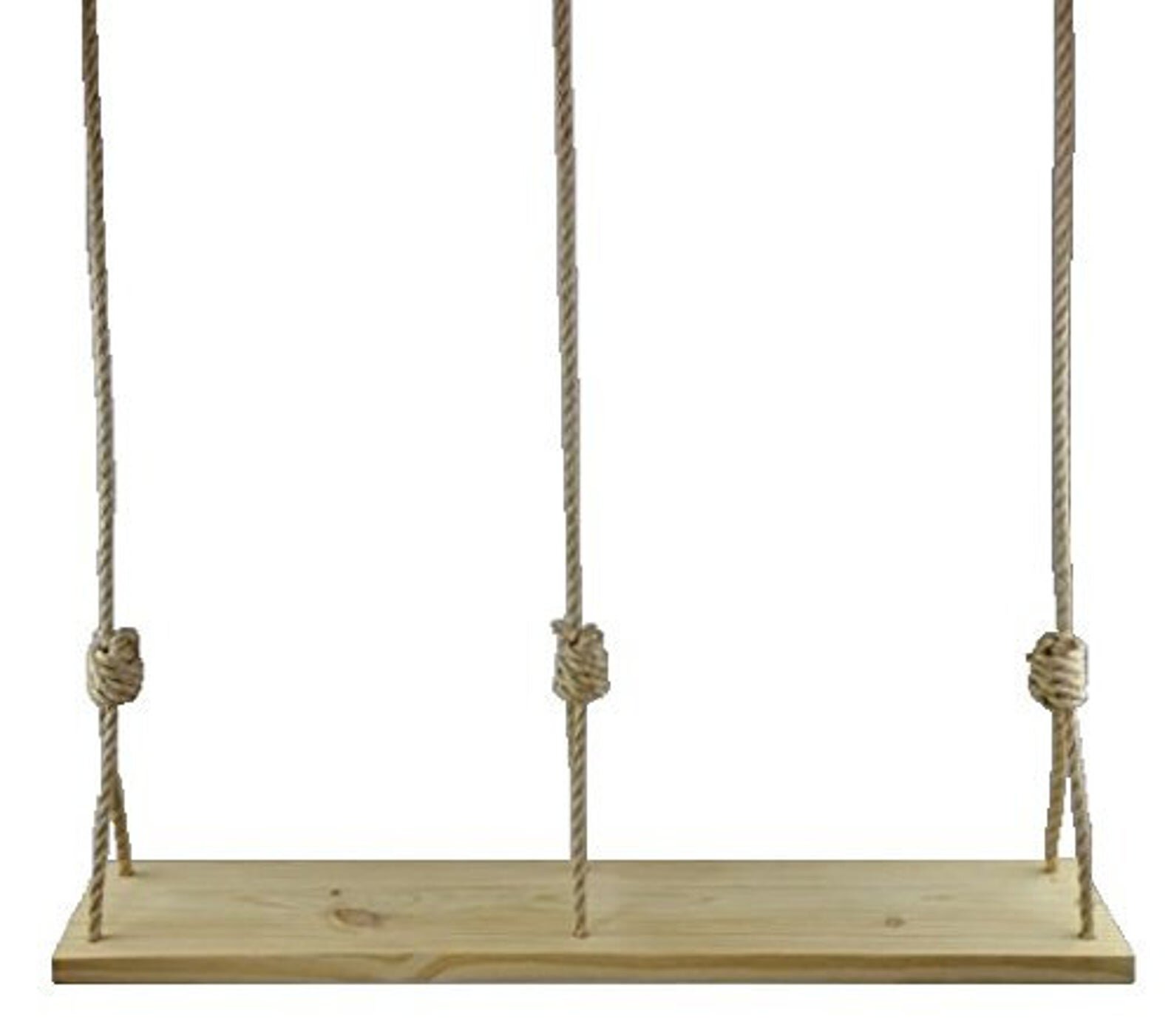 Premium Southern Pine 46 Inch Wooden Double Tree Swing