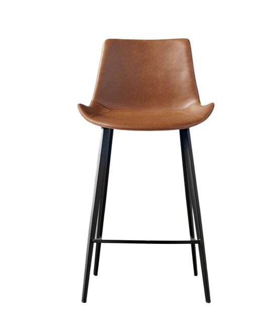 Gage Faux Leather Stool