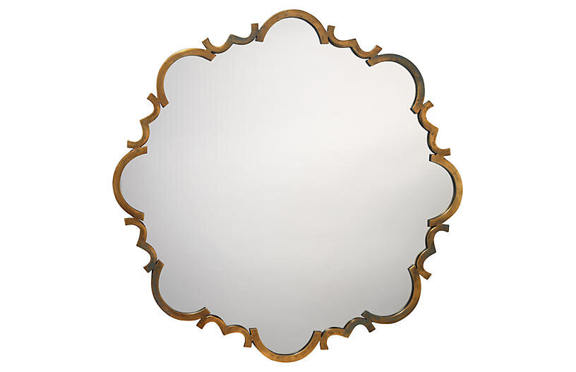Scalloped Design Mirror