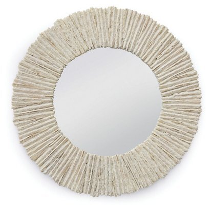 Slate Round Wall Mirror