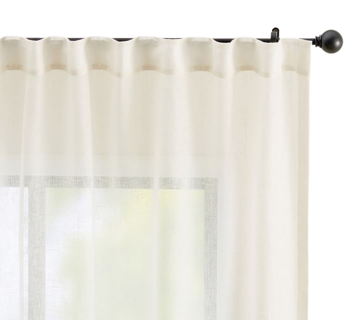 Emery Rod Pocket Sheer Curtain