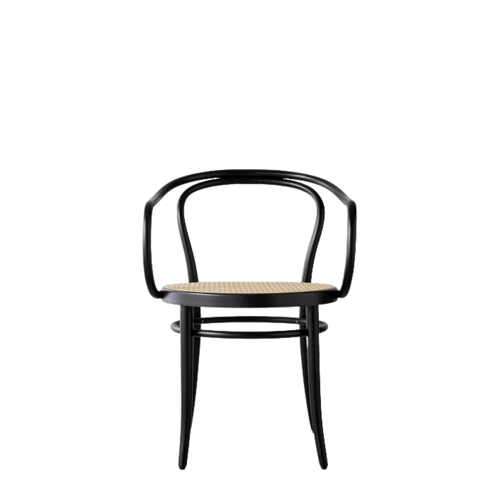 Ton 30 Caned Dining Armchair