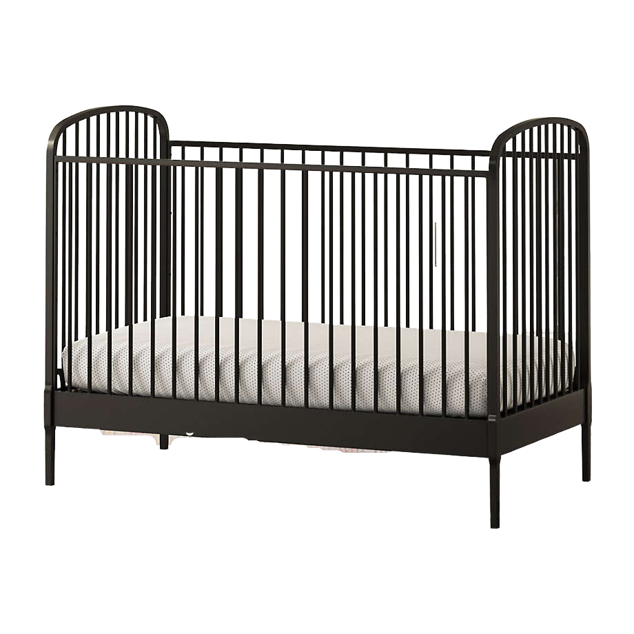 Larkin Black Metal Crib