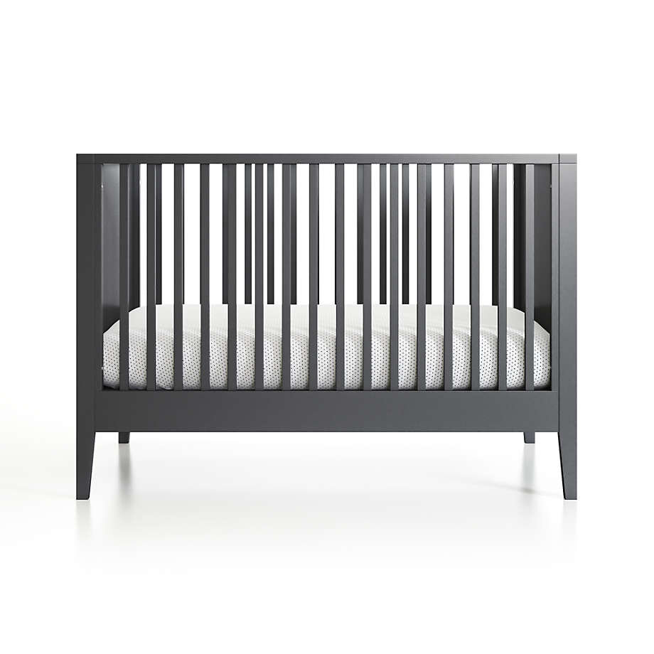 Ever Simple Charcoal Crib