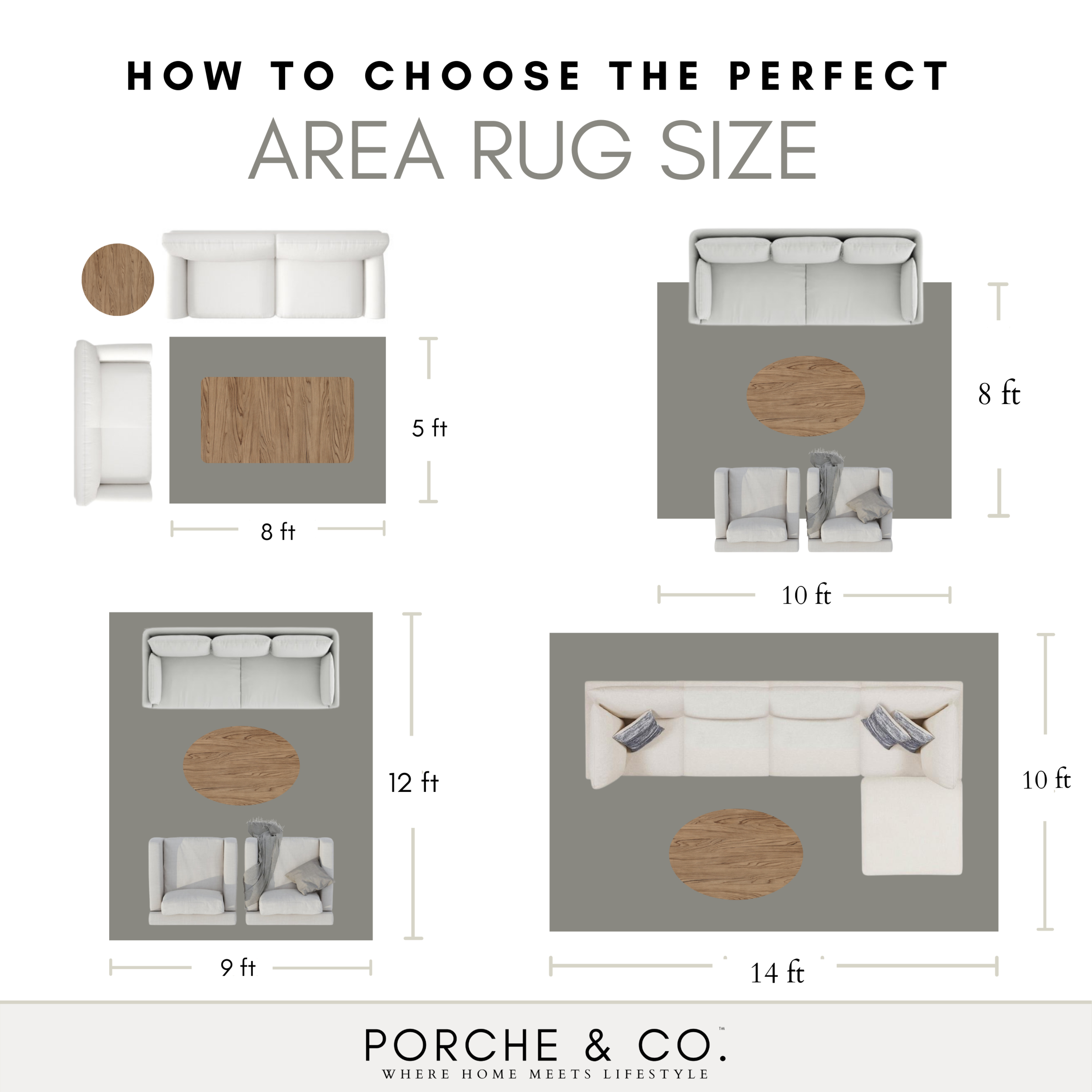 Rug Size Guide: Find the Perfect Rug Sizes for Every Room