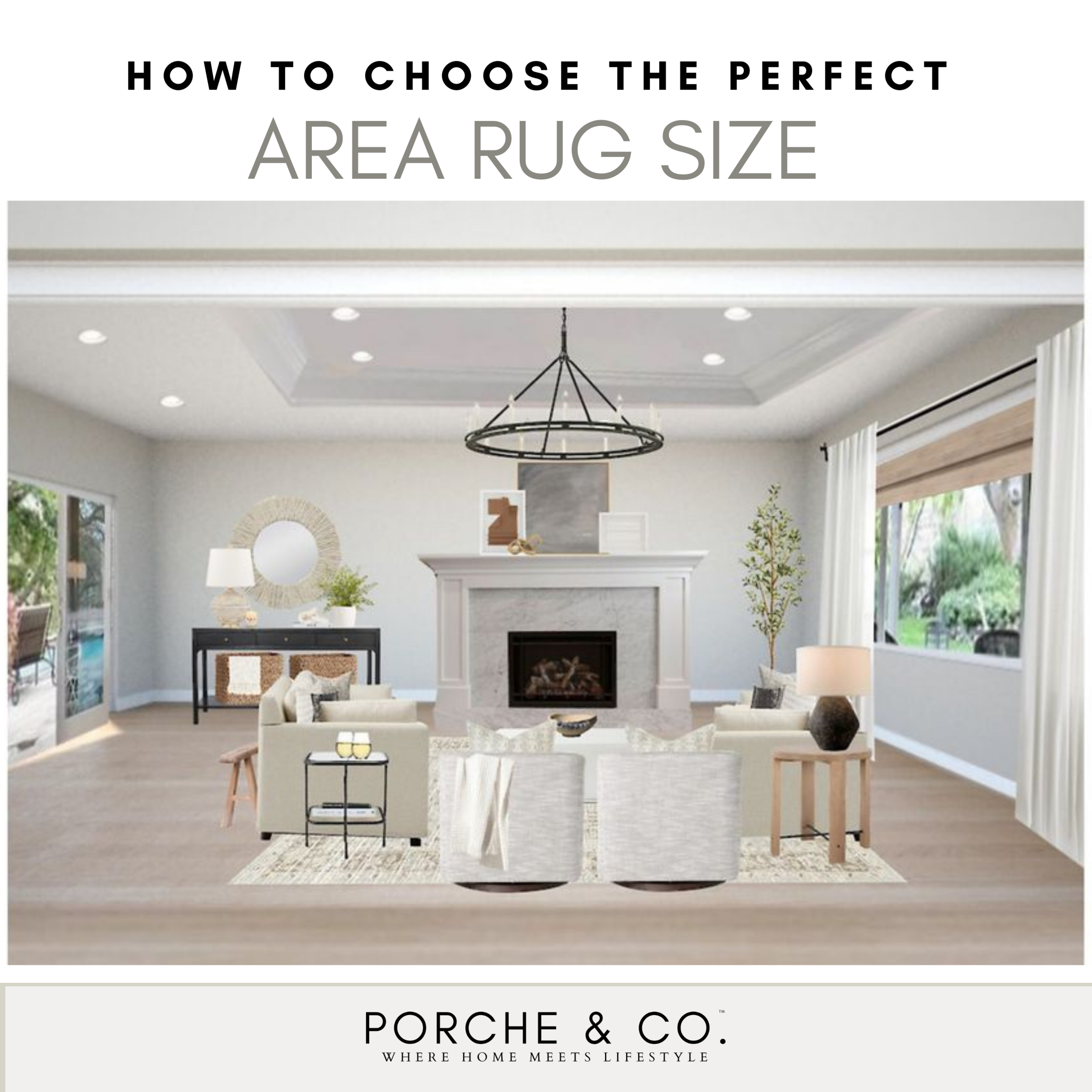 How to Choose a Rug Size - Ideas & Advice - Room & Board