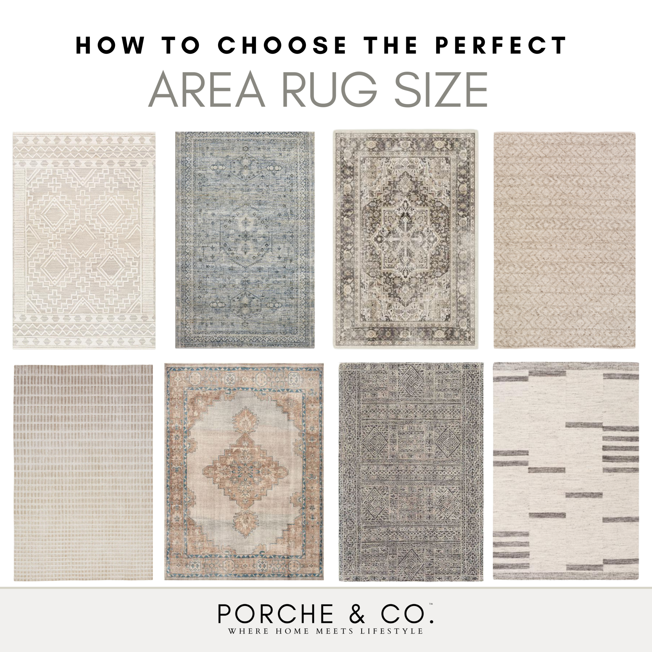 How to Choose Area Rugs Sizes ? An Ultimate Guide 2023 – Rug Gallery