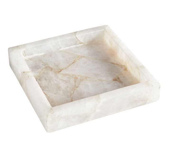 Square Quartz Stone Catchall