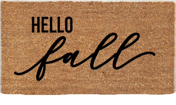 Hello Fall Doormat