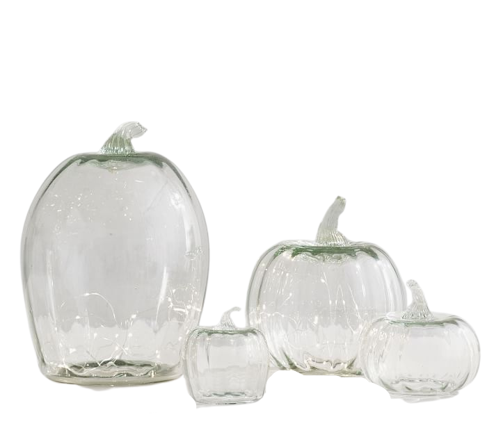 Recycled Glass Pumpkin Cloche