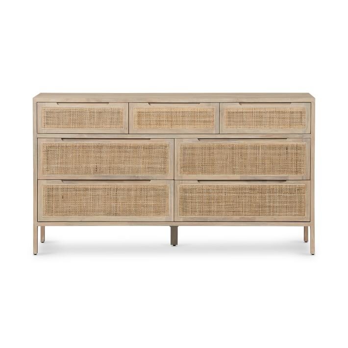 Modern Rattan Dresser