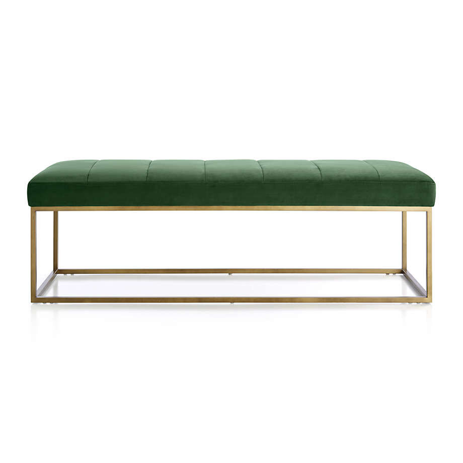 Channel Velvet Bench