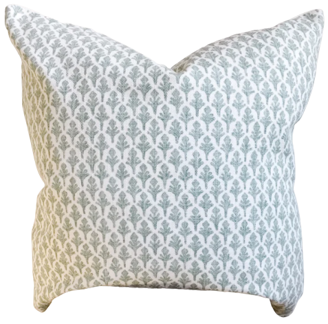 Floral Ikat Pillow Cover