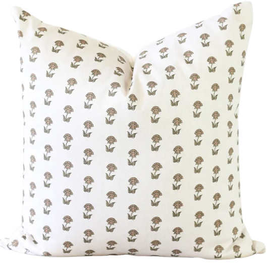 Modern Floral Pillow Cover