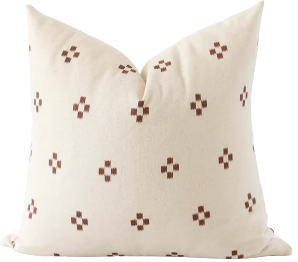 Boho Brown Pillow Cover