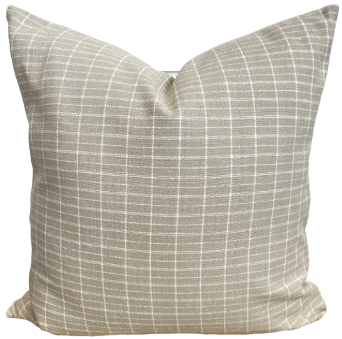 Gridded Pillow Cover