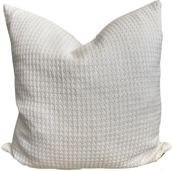 Ivory Waffle Pillow Cover