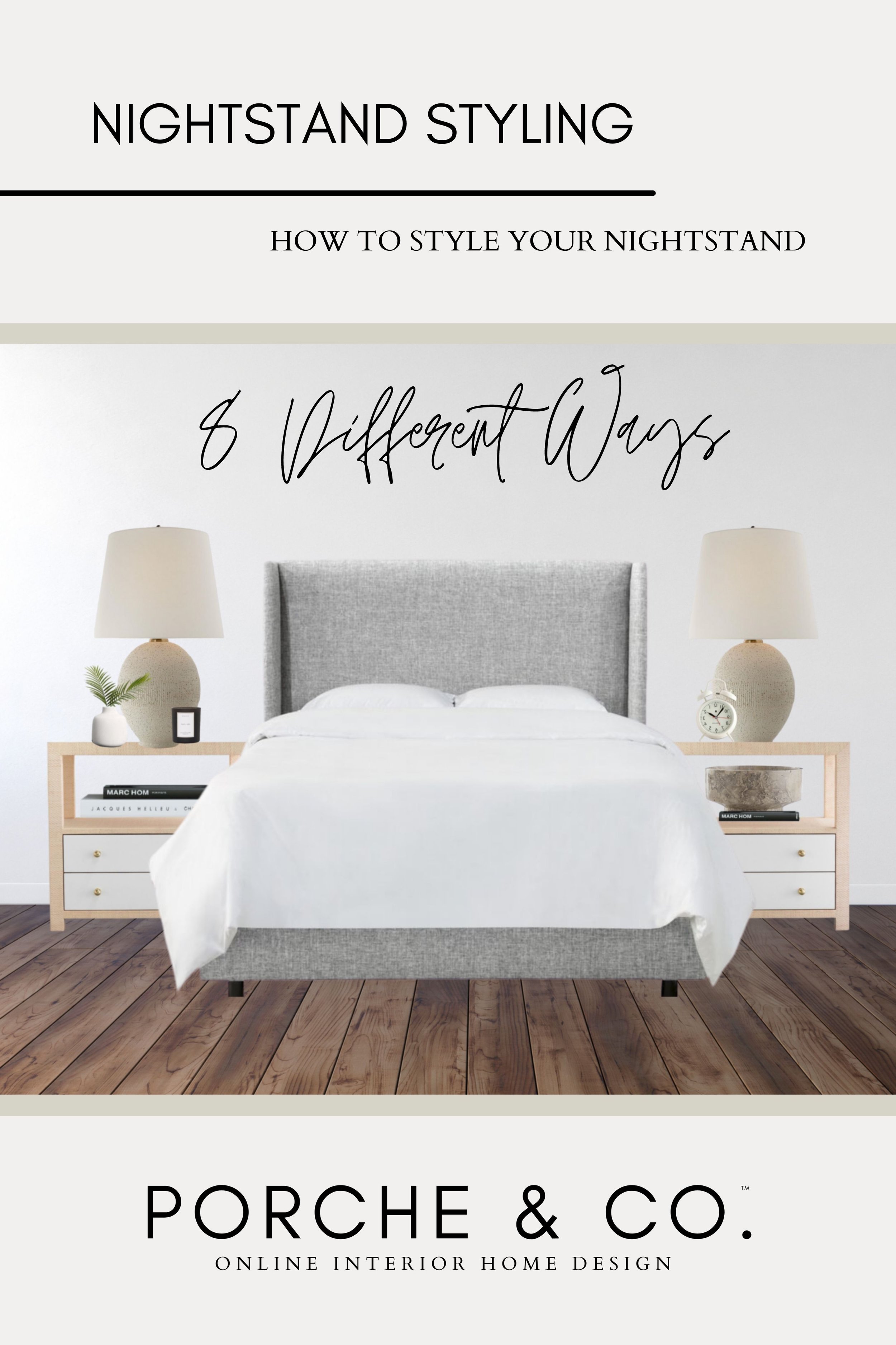 How to Decorate & Style Your Nightstand