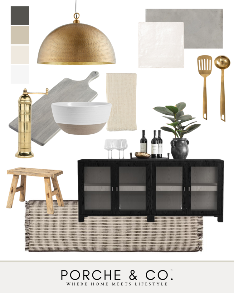 kitchen mood board design inspo