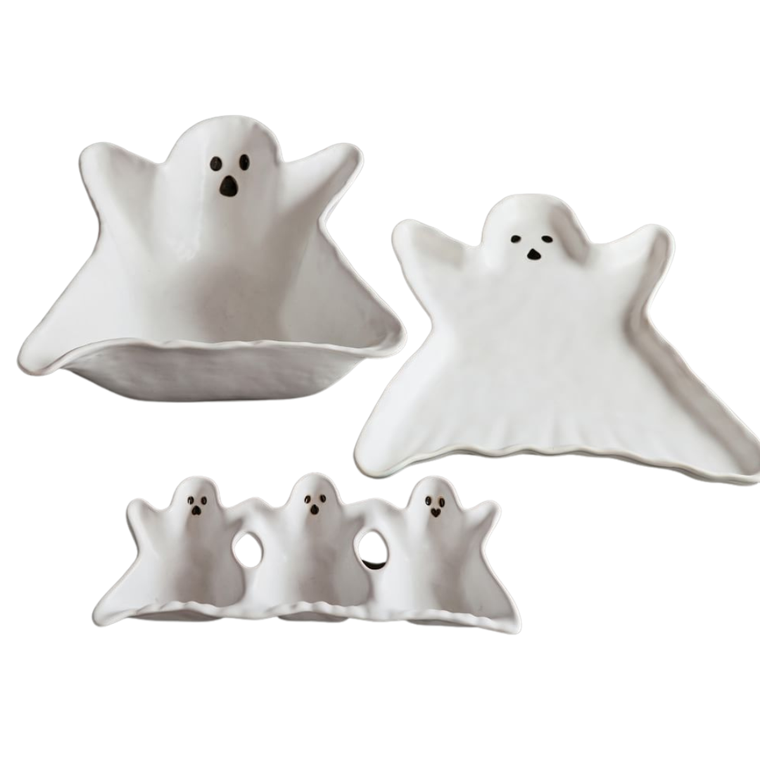 Ghost Stoneware Serving Set