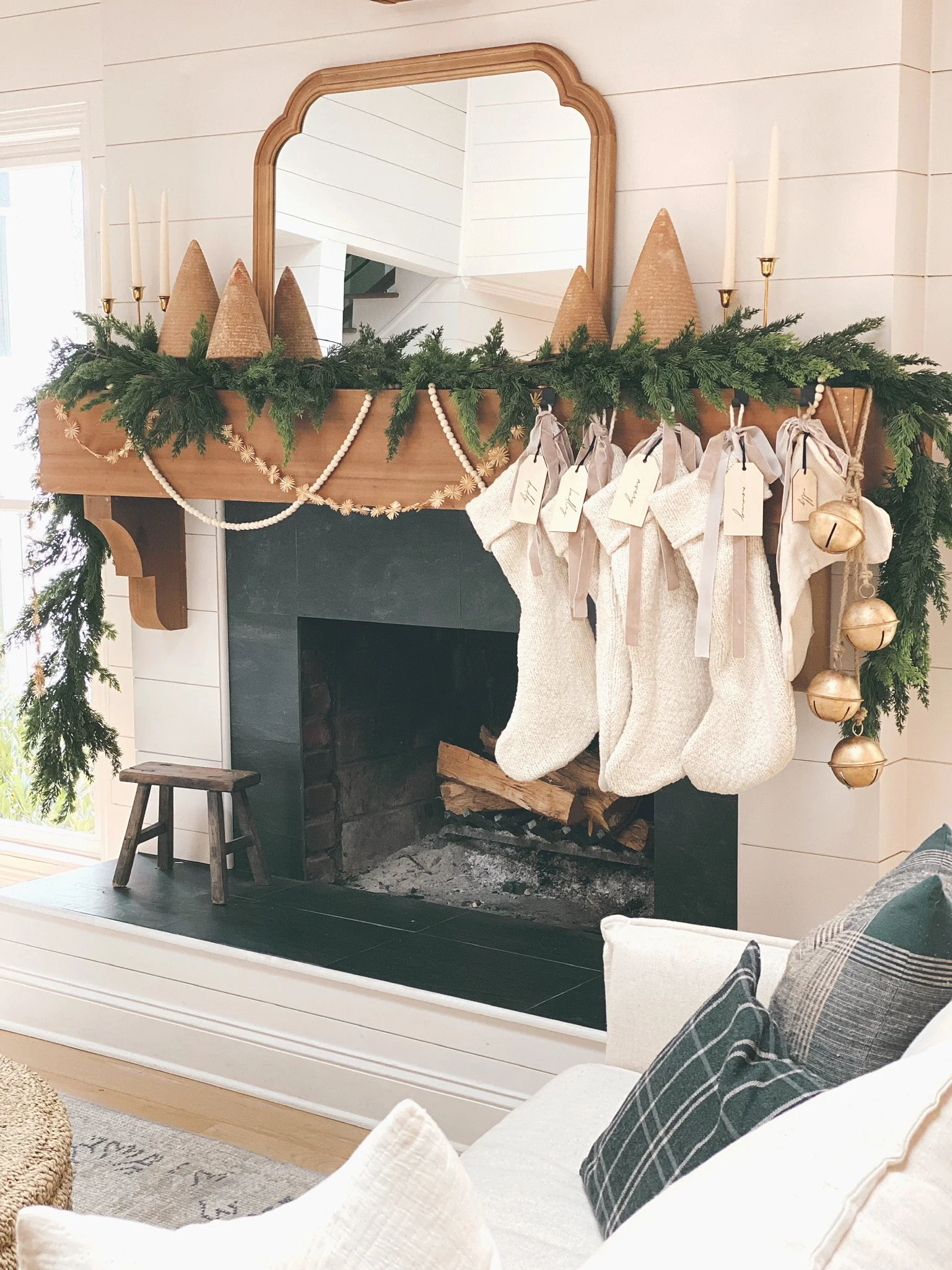 mantel holiday decor