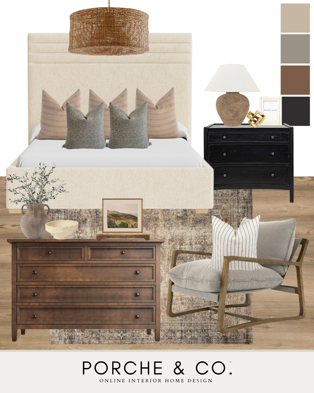 master bedroom mood board design inspo