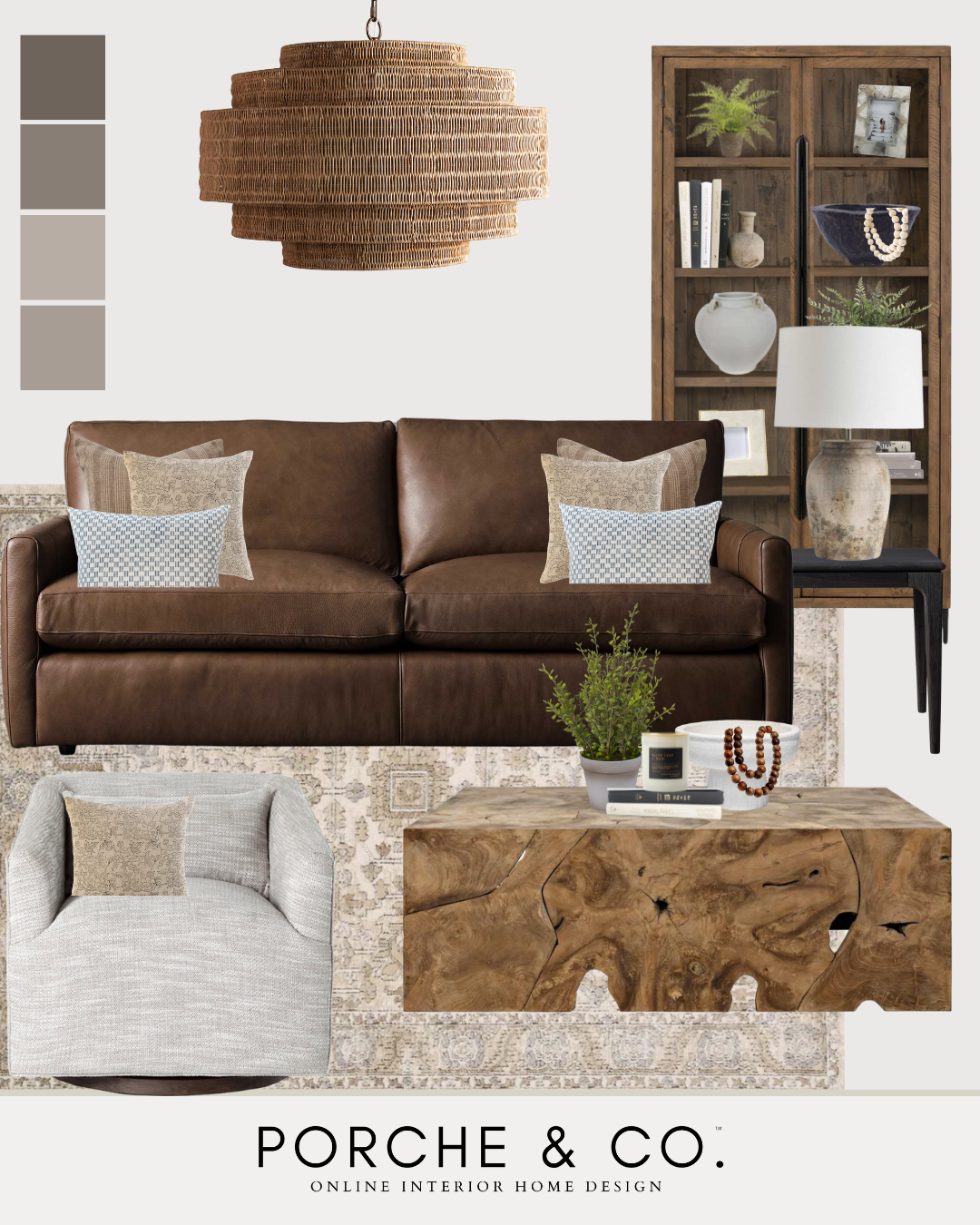 living room mood board design inspo