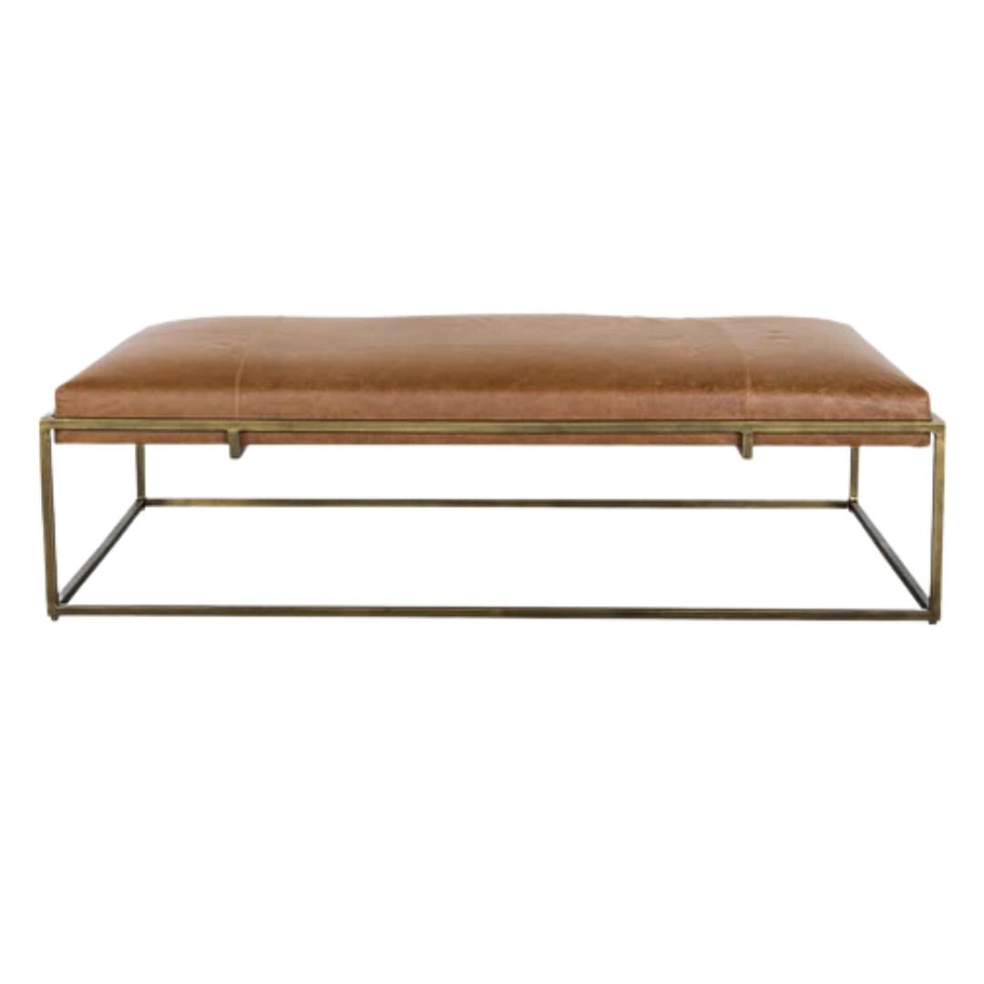 Harlow Leather Bench