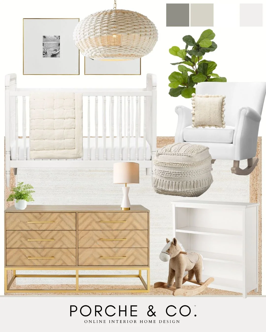 How to:: Design and Style a Modern Classic Nursery — Porche & Co.