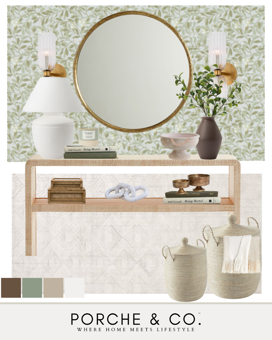 entryway mood board design inspo