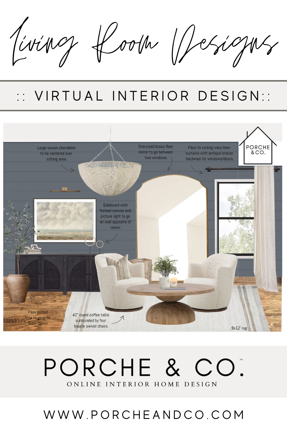 Designs of the Week :: Modern Classic Living Room Designs