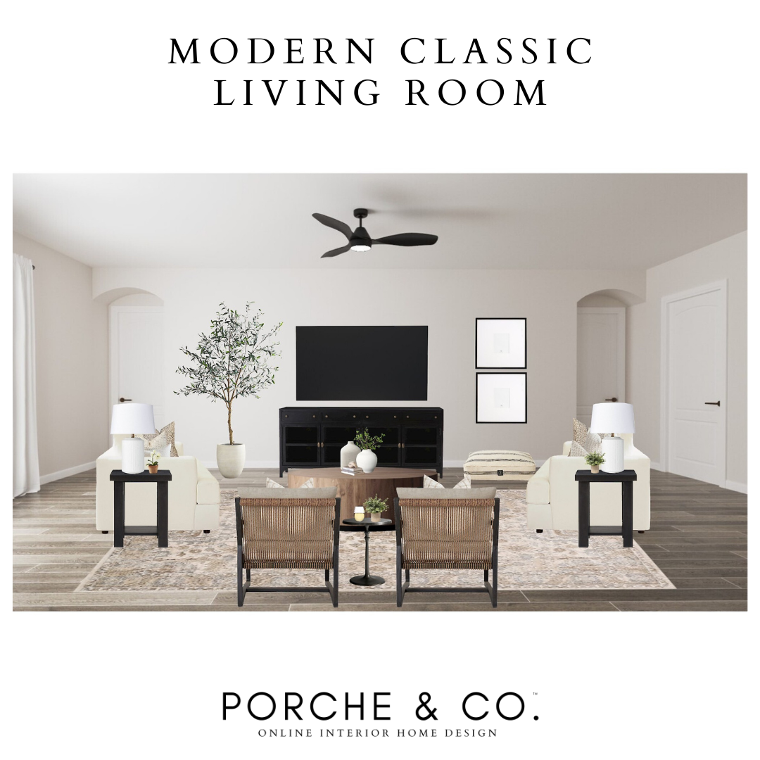 living room mood board 3d design inspo